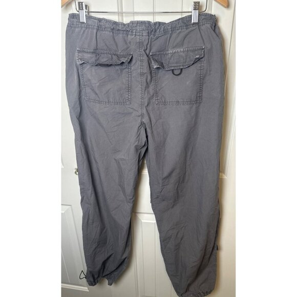 Garage Gray Parachute Cargo Pants Relaxed Fit, Size P/S - Picture 3 of 5